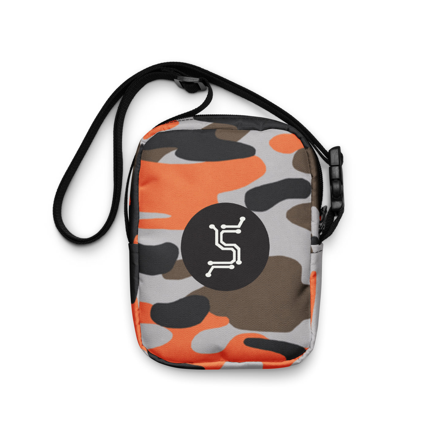 SUB/TRIBE Crossbody Bag - Orange Camo