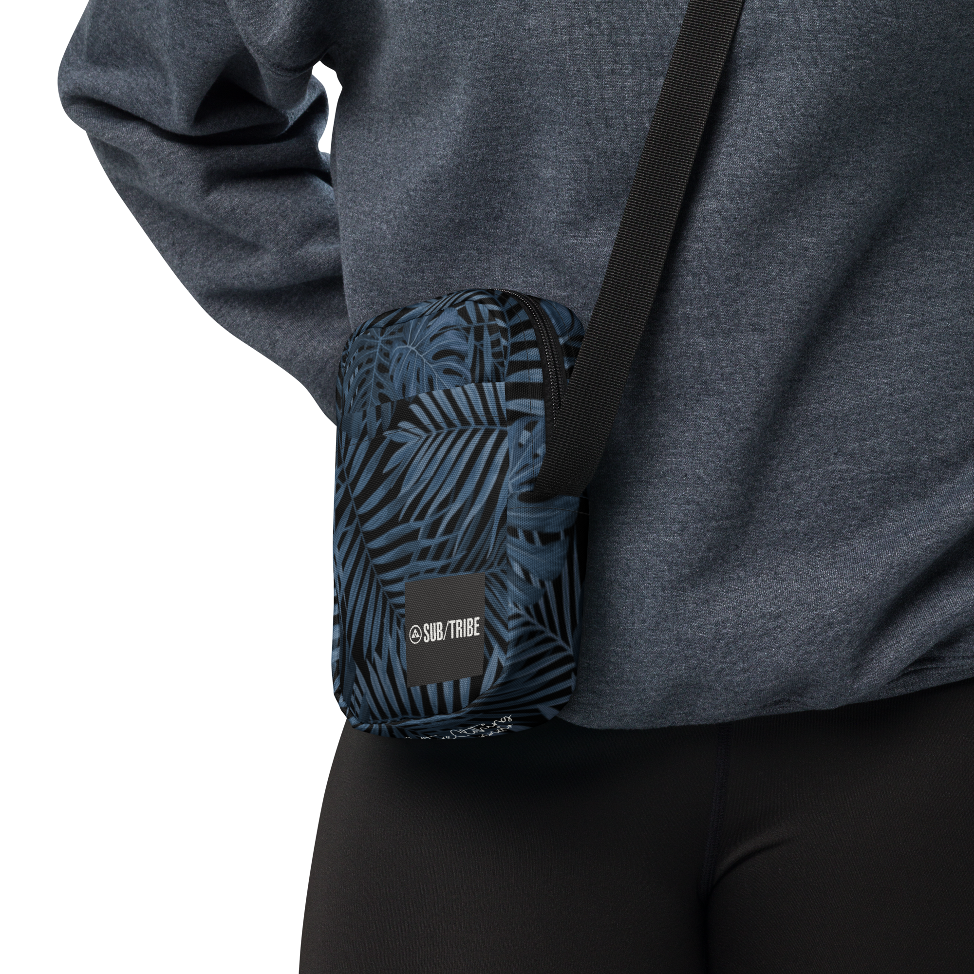 SUB/TRIBE Crossbody Bag - Night Palms