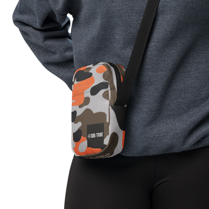 SUB/TRIBE Crossbody Bag - Orange Camo