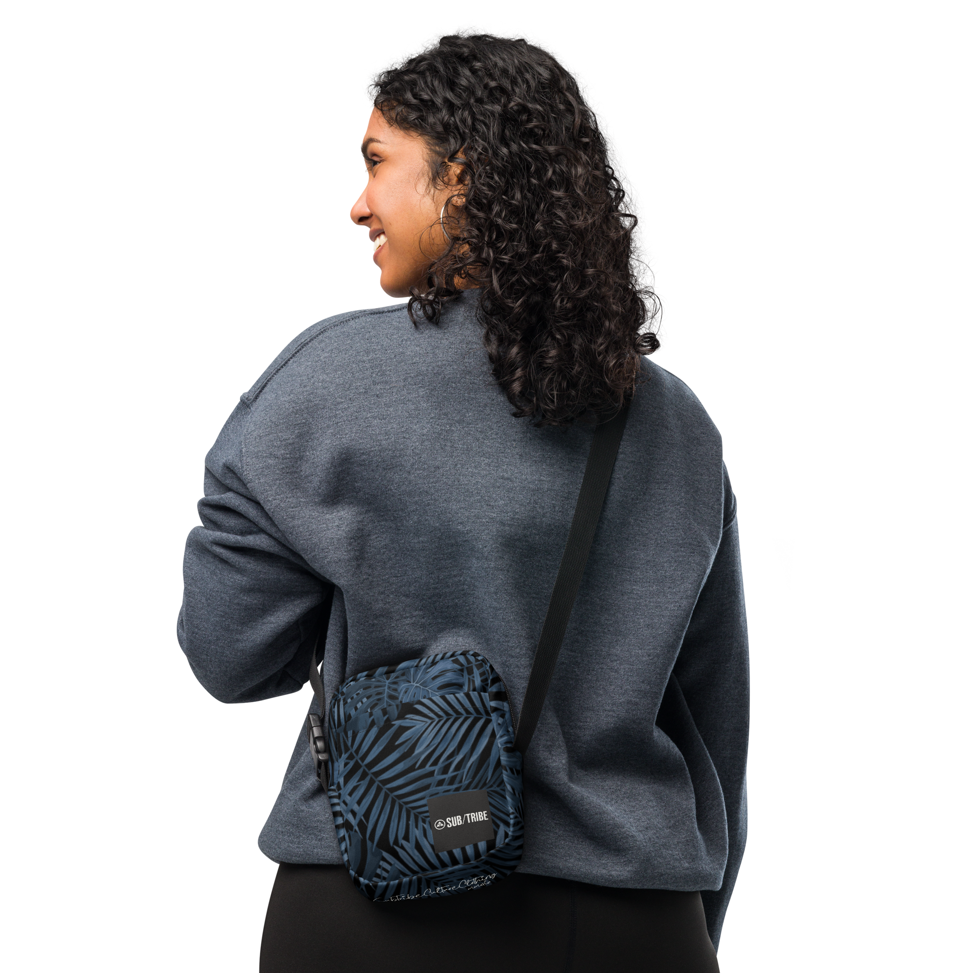 SUB/TRIBE Crossbody Bag - Night Palms