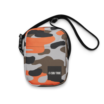 SUB/TRIBE Crossbody Bag - Orange Camo