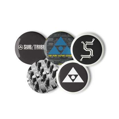 SUB/TRIBE Pin Buttons - UV Resistent