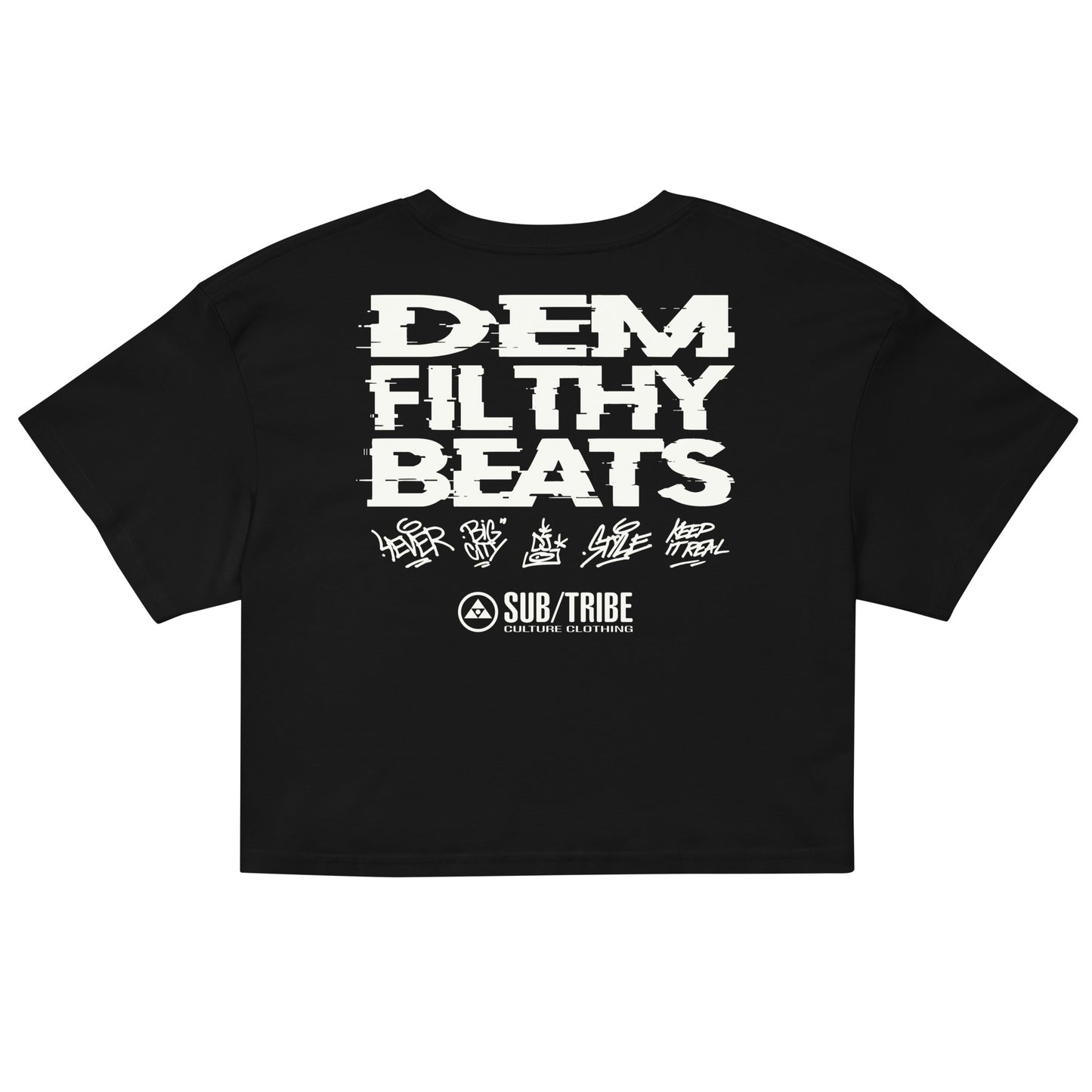 DEM FILTHY BEATS -Women's Crop Top