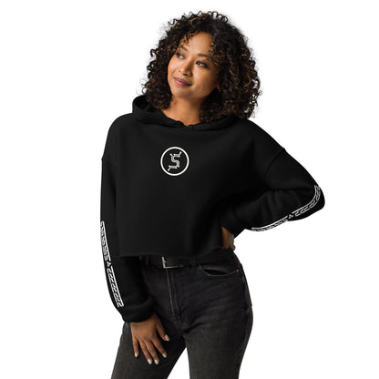 Interconnected Crop Hoodie - Women's