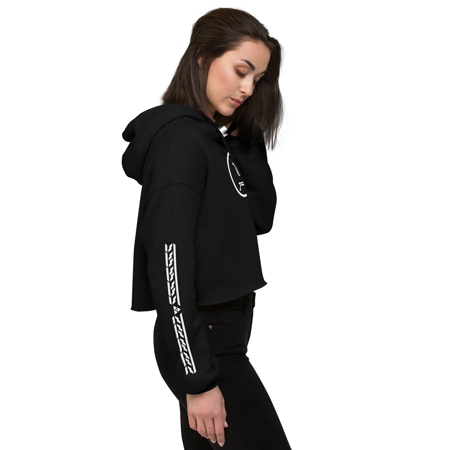 Interconnected Crop Hoodie - Women's